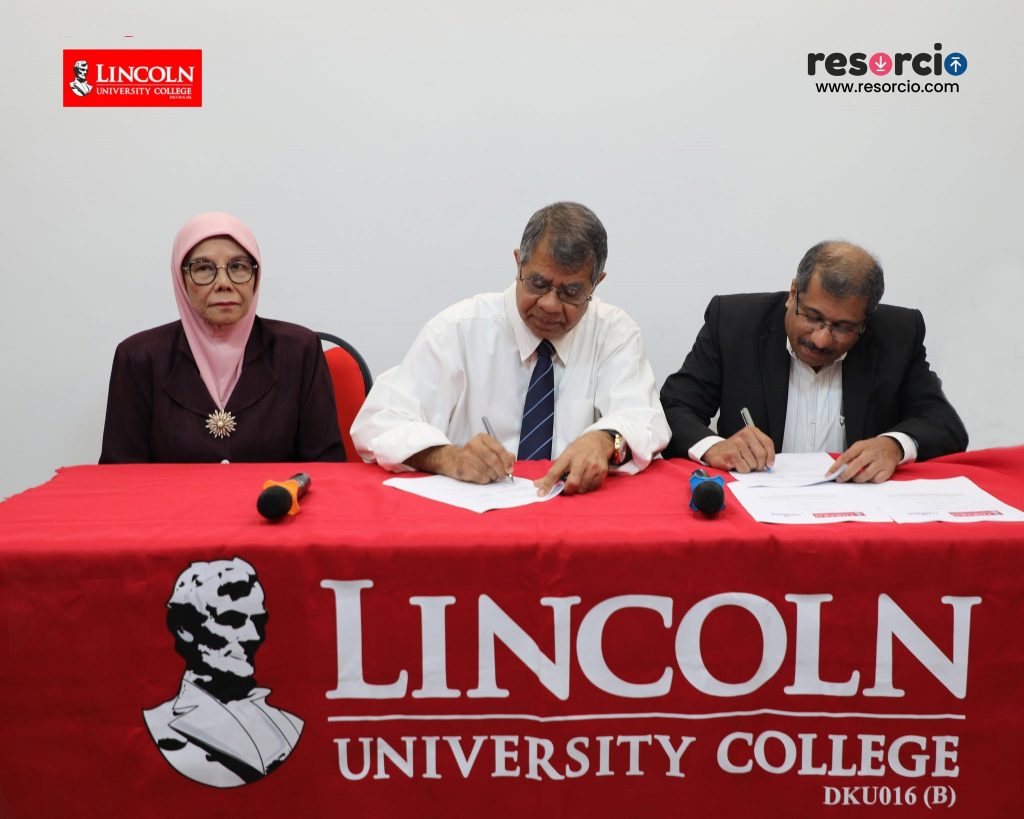 Lincoln University College, Malaysia and Resorcio Sign MoU1